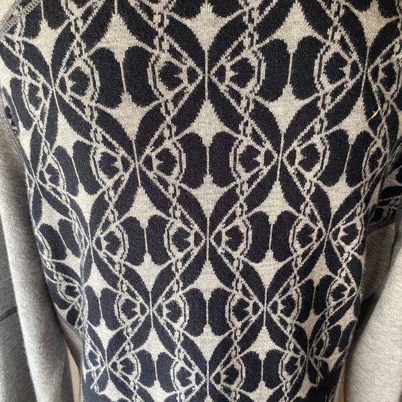 Title Nine Super Power Merino Wool Sweater Dress Mock Neck Long Sleeve XL gray - Picture 9 of 13